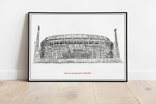 De Kuip Rotterdam - Feyenoord Landskampioen 2022-2023