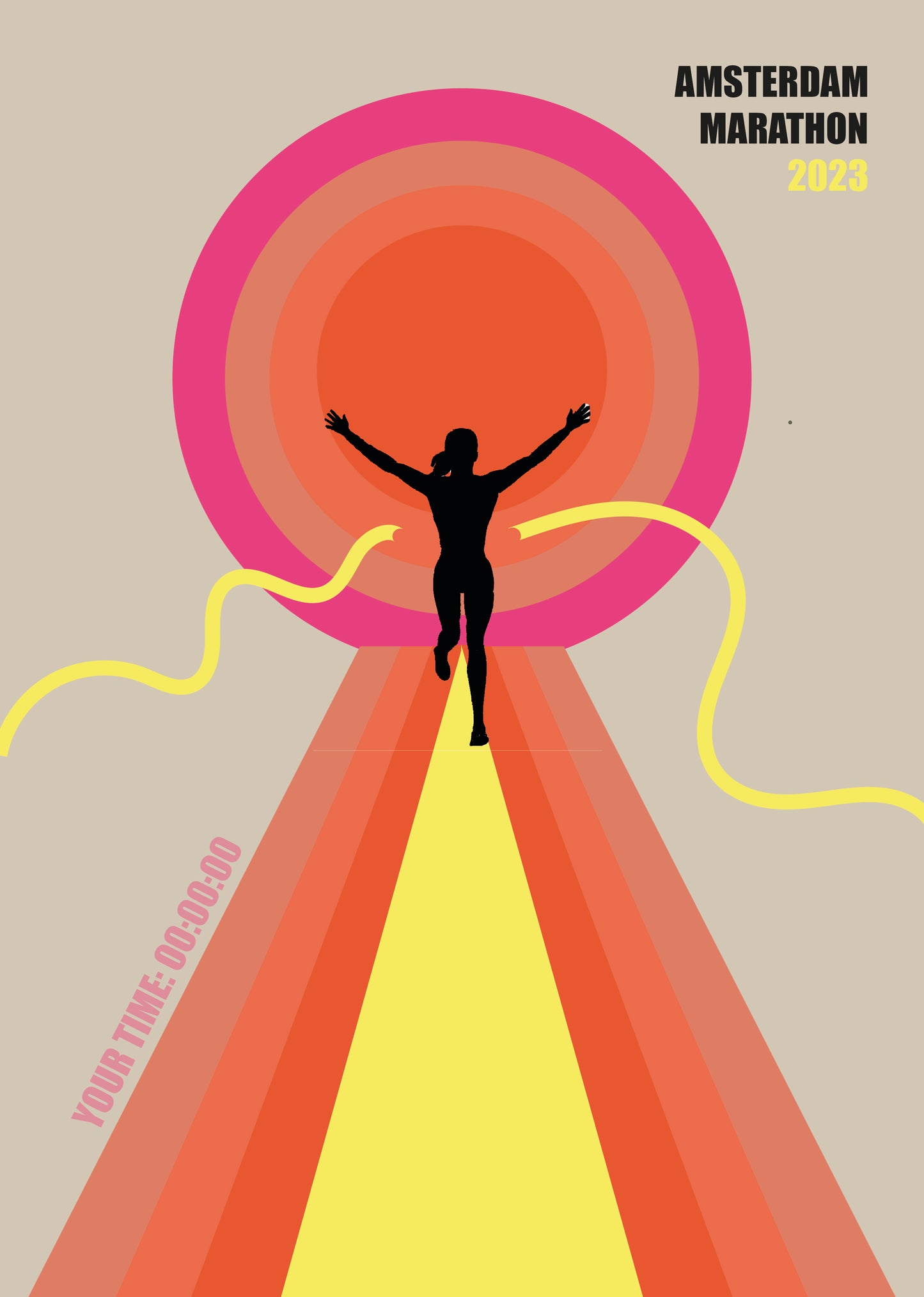 Amsterdam Marathon 2023 - Funky Pink