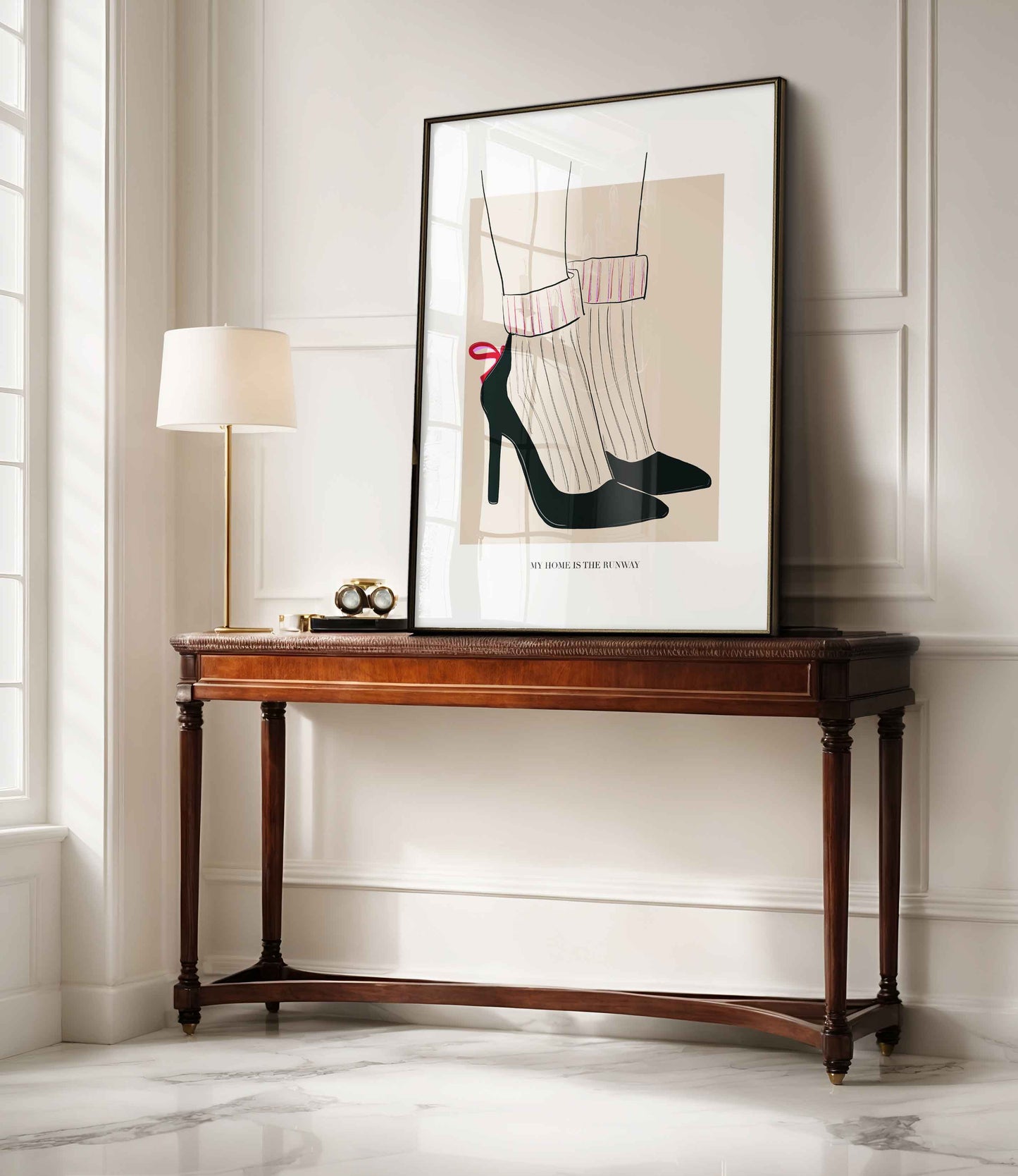 For the fashionista: My home is the runway