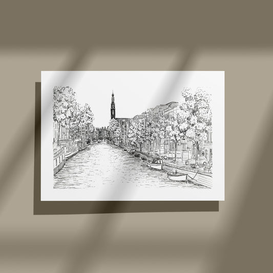 Westerkerk + Gracht