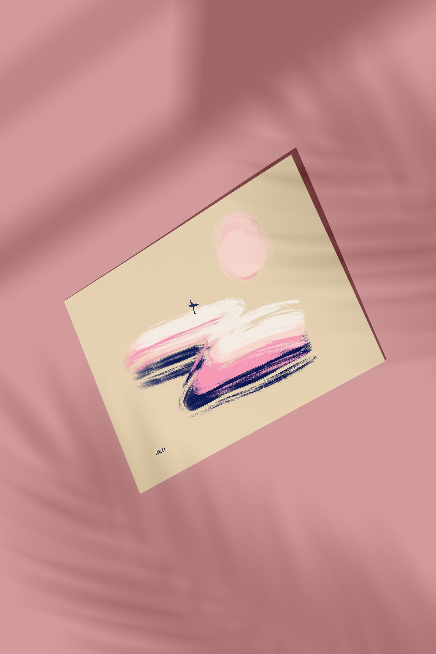 ´Sunset Surf Ericeira´ - Pink
