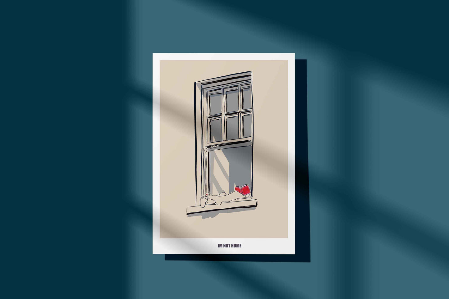 Hallway Art - ´I´m not home´