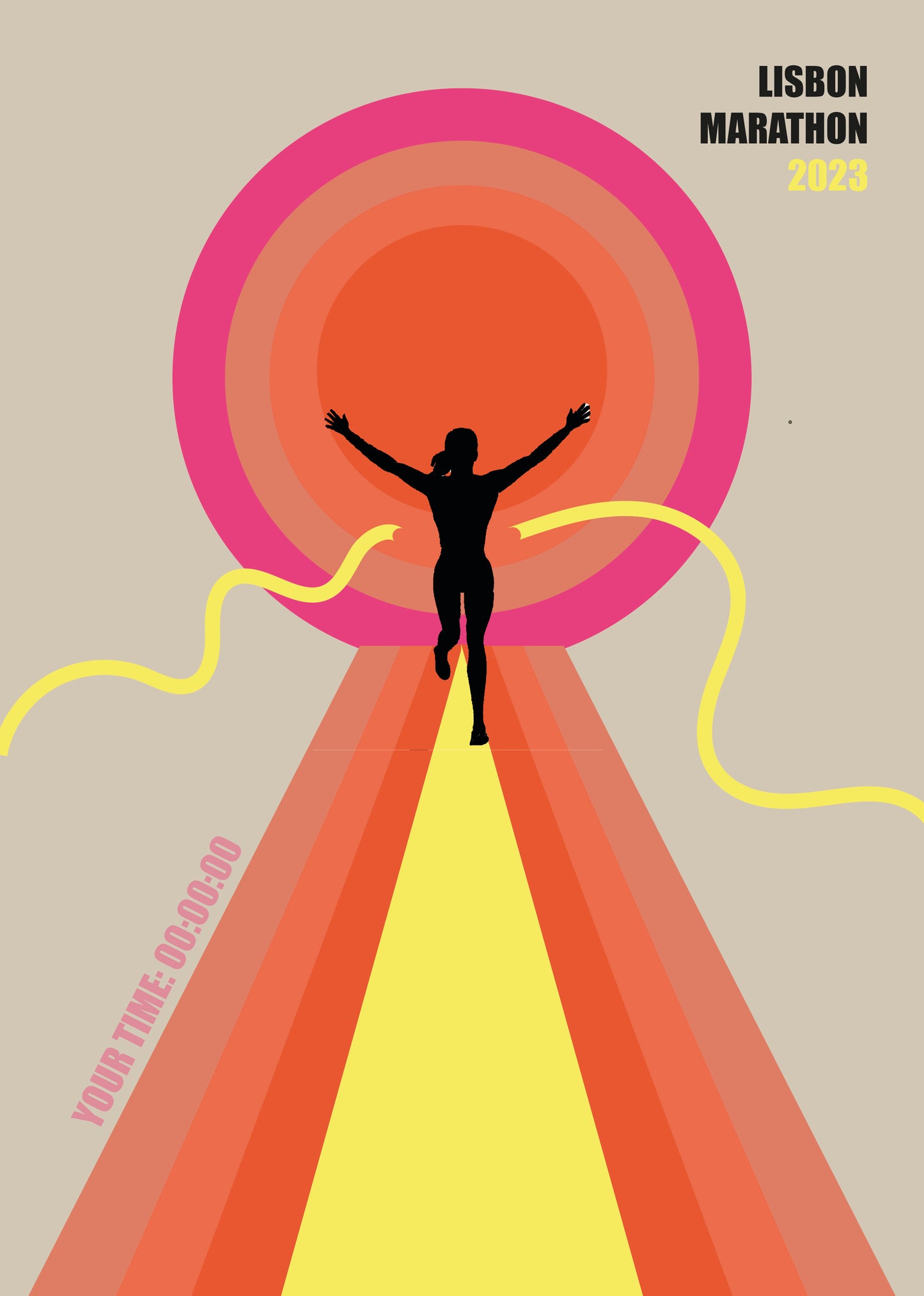 Lisbon Marathon 2023 - Funky Pink