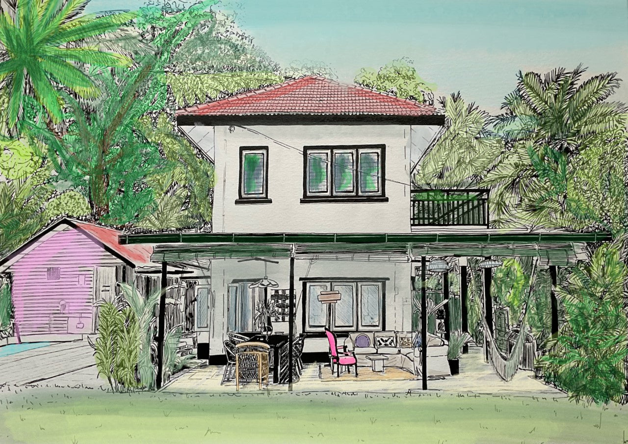 Gift Card - House Illustration