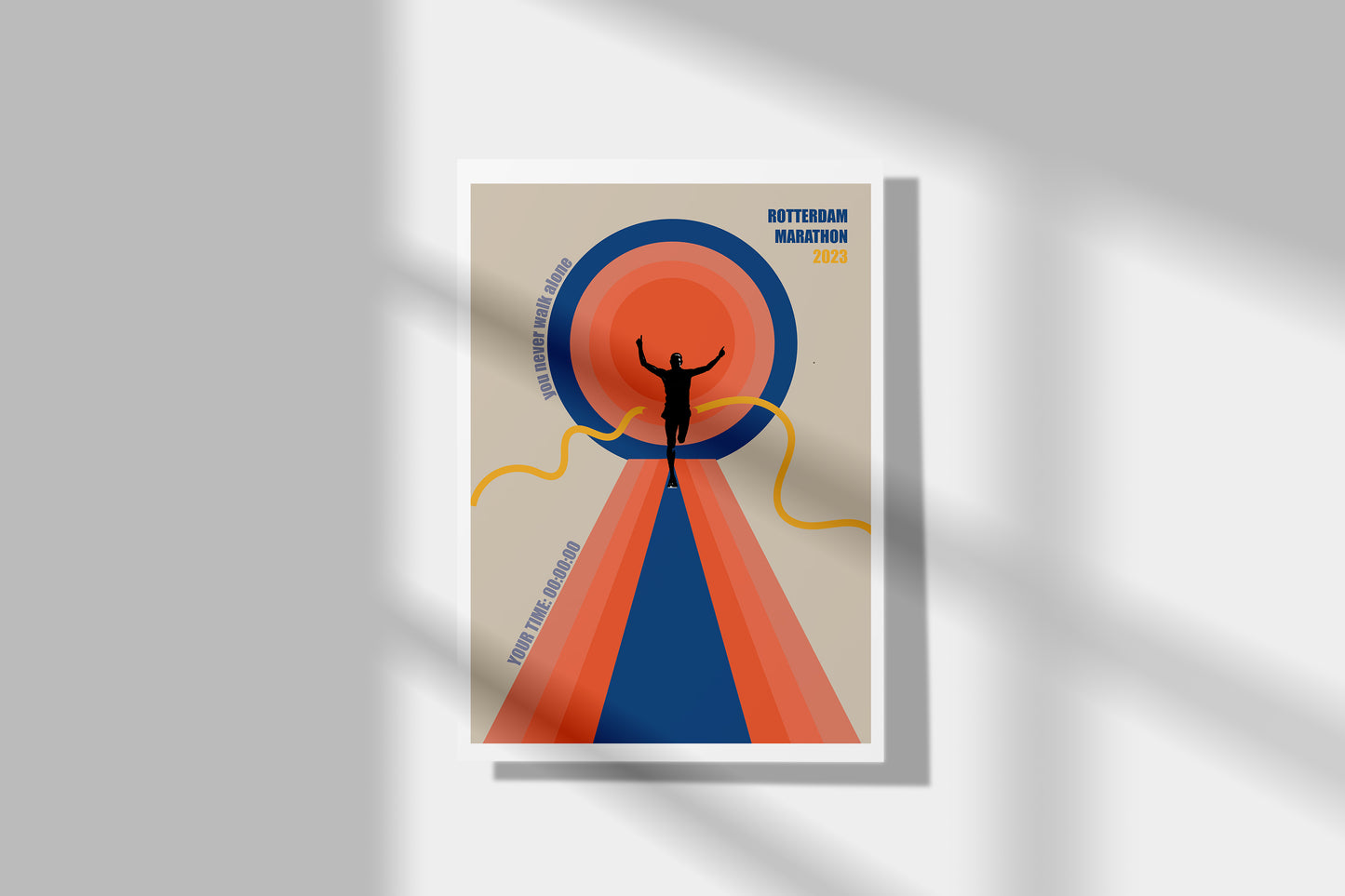 Rotterdam Marathon 2023 - Vintage Blue