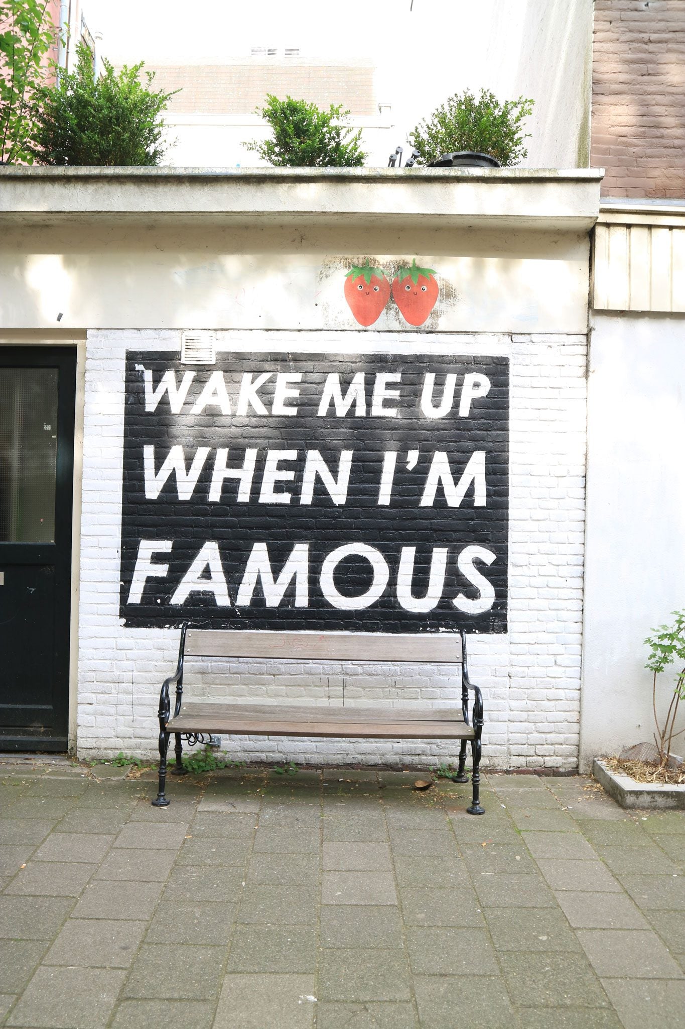 Wake Me Up When I'm Famous Bench
