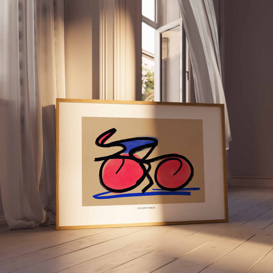 For the one that loves to be on a bike: ´Cyclist´s High´