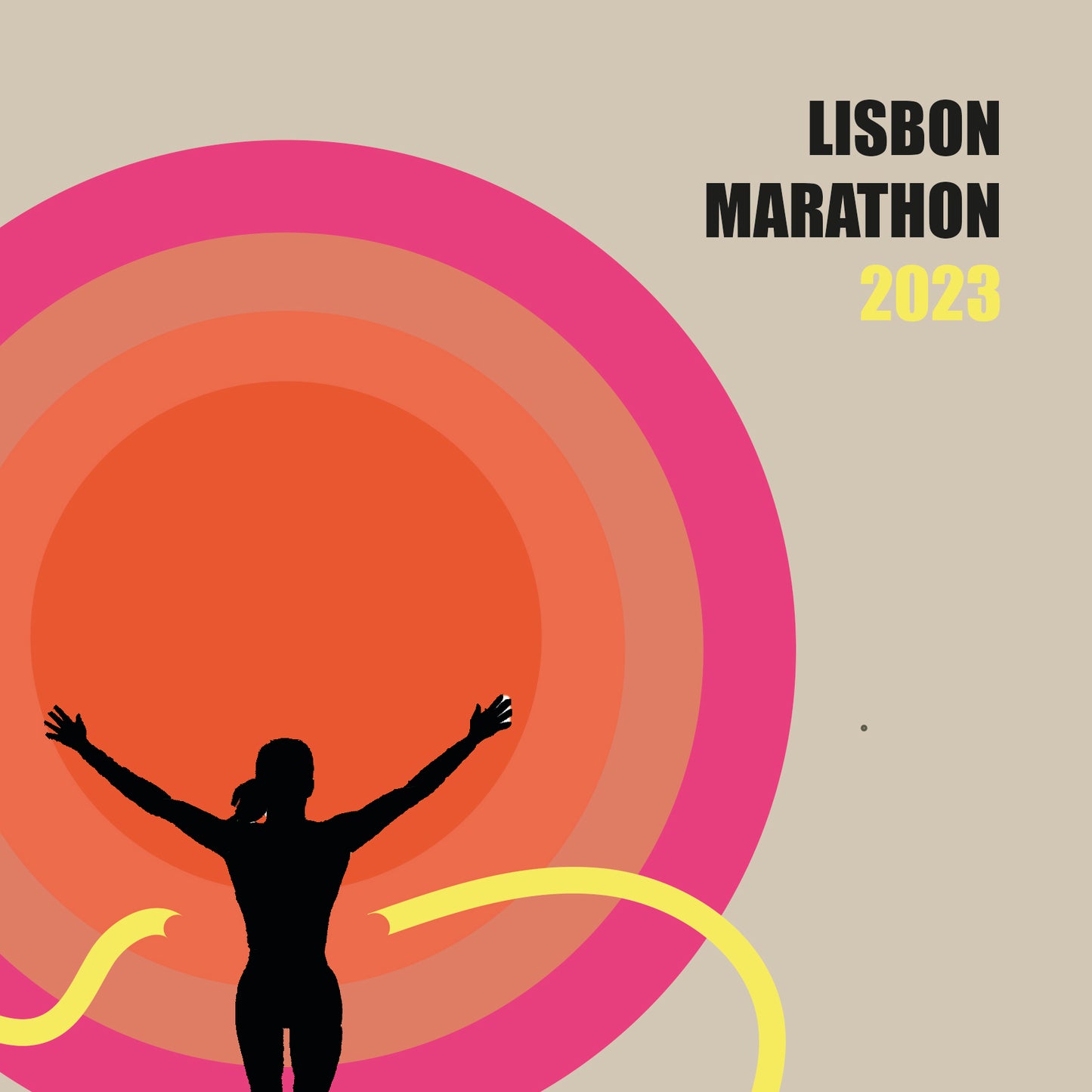 Lisbon Marathon 2023 - Funky Pink