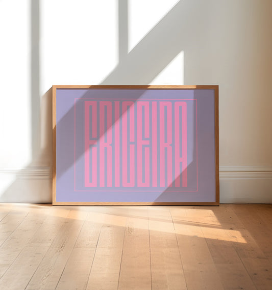 Ericeira Graphic Lila & Pink