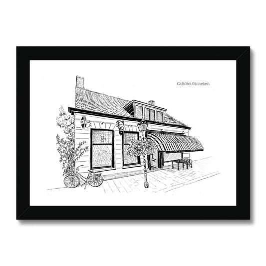 Café Het Ginneken Framed Print