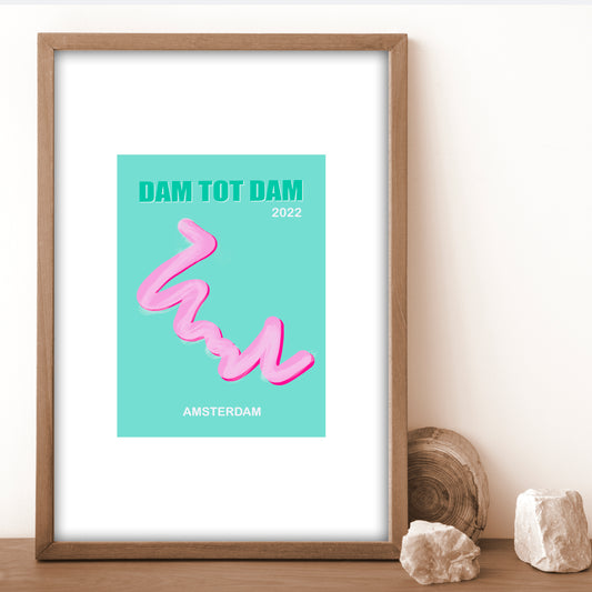 Dam tot Damloop: Green & Pink